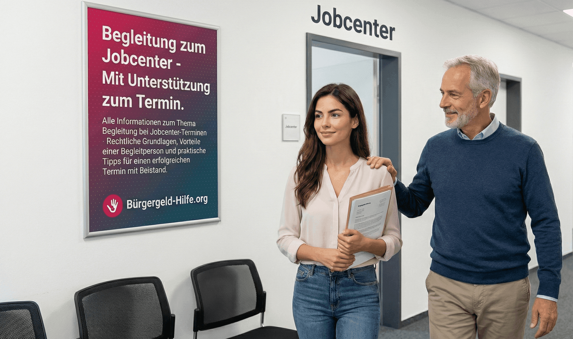 Begleitung zum Jobcenter - Mit Unterstützung zum Termin - Alle Informationen zum Thema Begleitung bei Jobcen